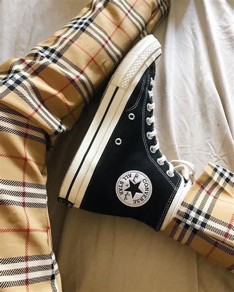 burberry converse high tops|burberry men's sneakers on sale.